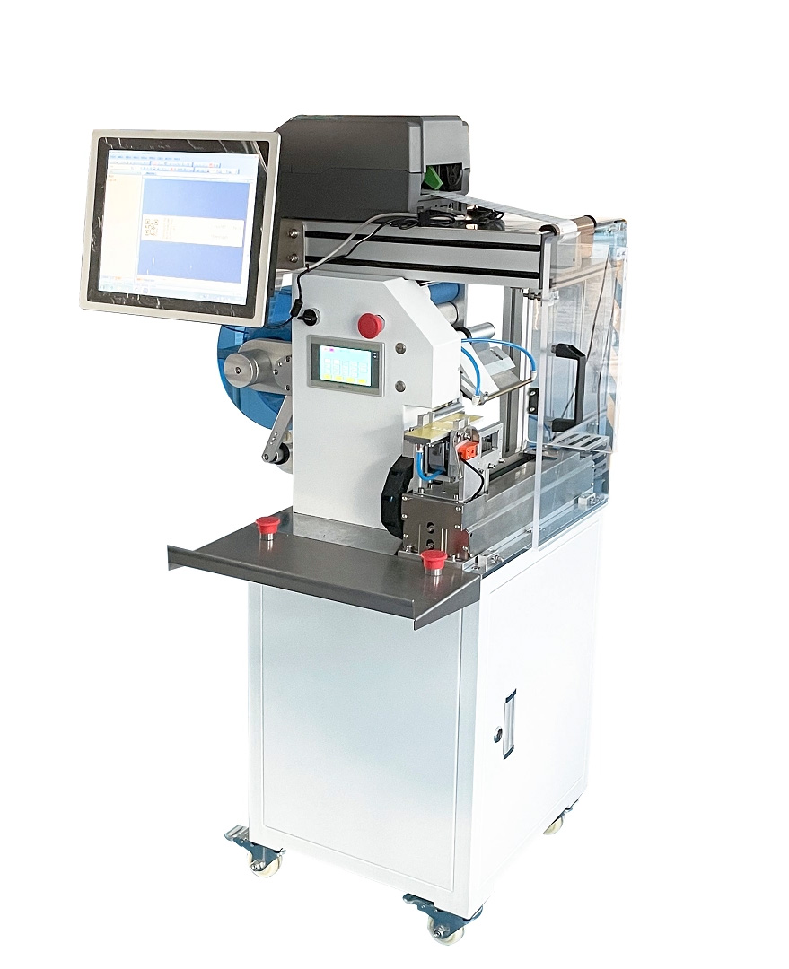 반자동 와이어 접이 및 라벨링 머신 JW-T107 Thumb