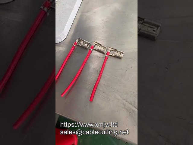 63mm 미니 OTP 가짜 플래그 터미널 피어싱 와이어 케이블 압착 도구 어플리케이터 몰드 (블레이드 포함)