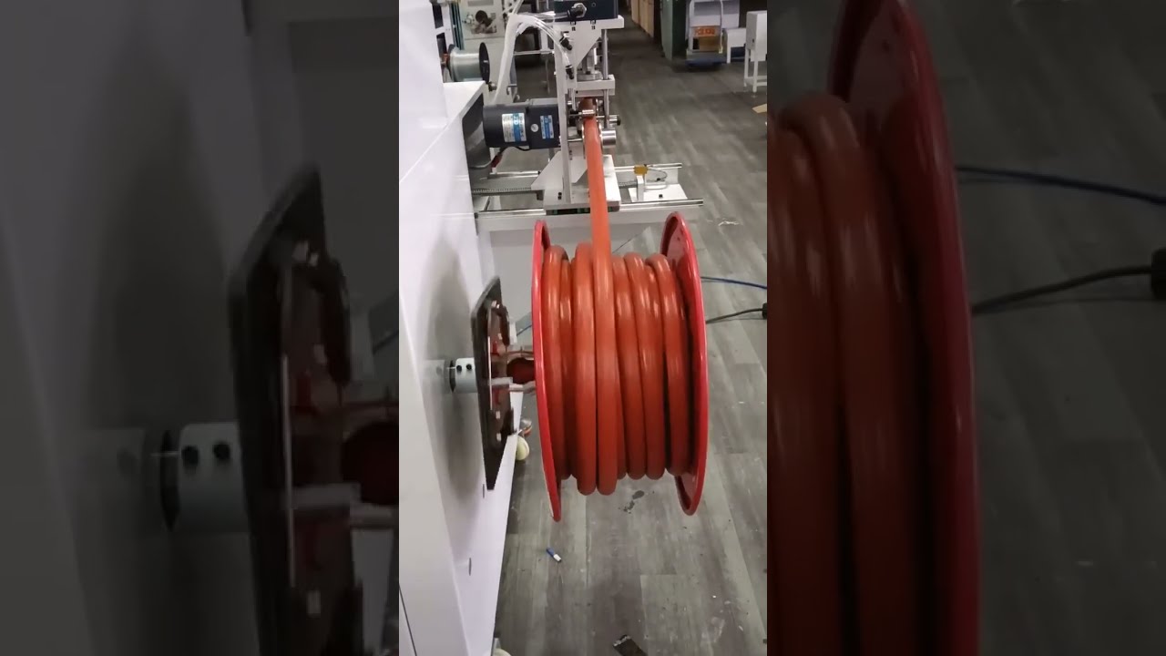 소방 호스 자동 계수, 분류, 절단 및 권취기 (50kg 용량) #기계