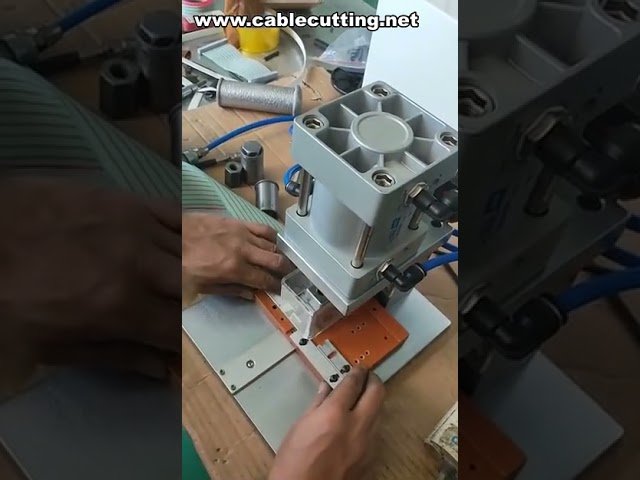 리본 케이블 압착기, 플랫 리본 케이블용 기계, 케이블 프레스 장비