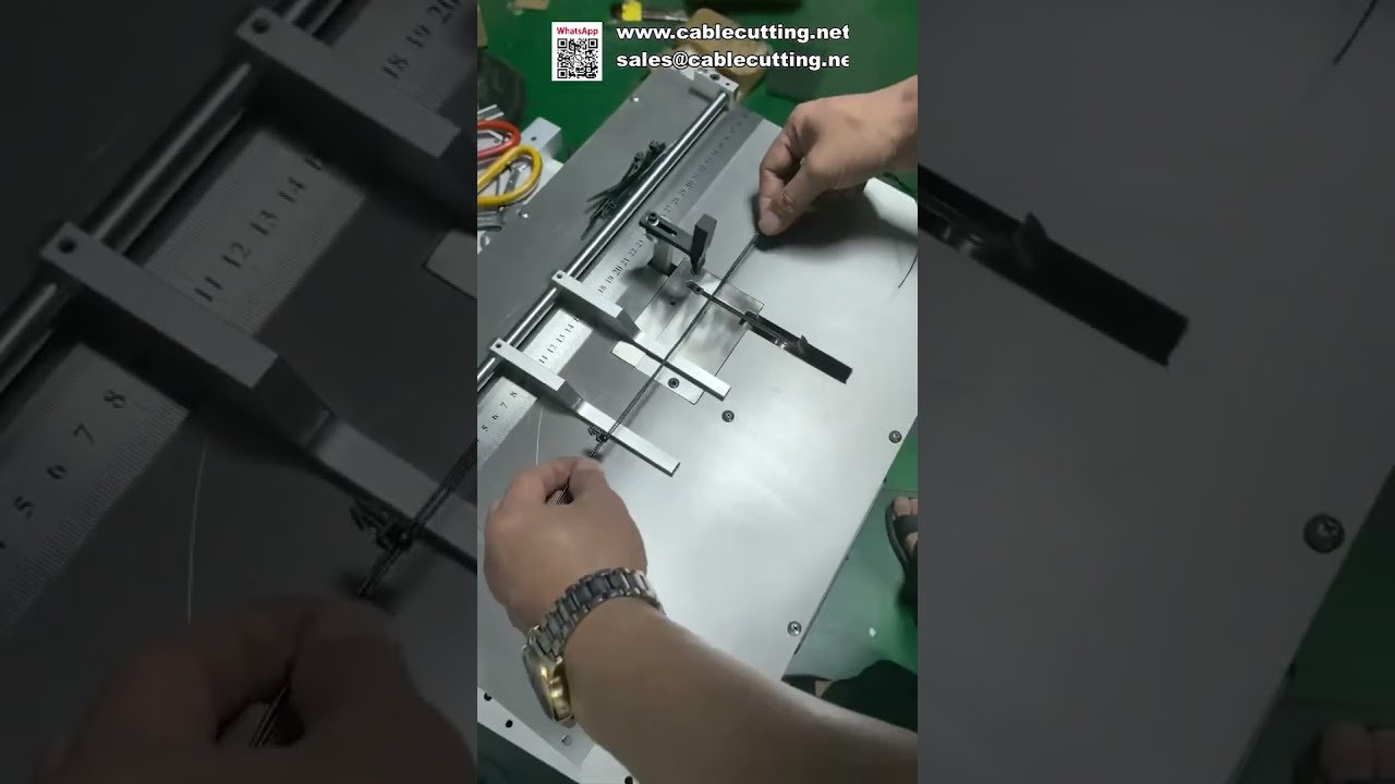 반자동 특수형상 나일론 케이블타이 제조기