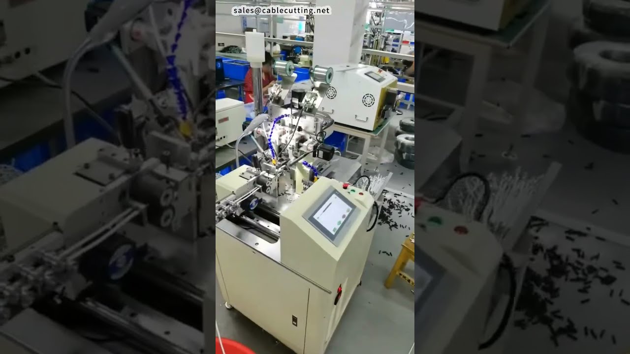 완전 자동 DC 플러그 납땜기 #공장 #기계 #CNC