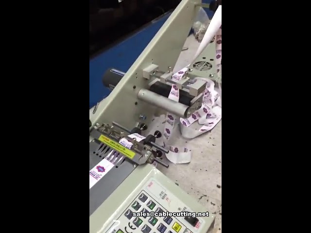 자동 리본 라벨 절단기 | 테이프 절단기 효율적인 산업용 라벨 생산