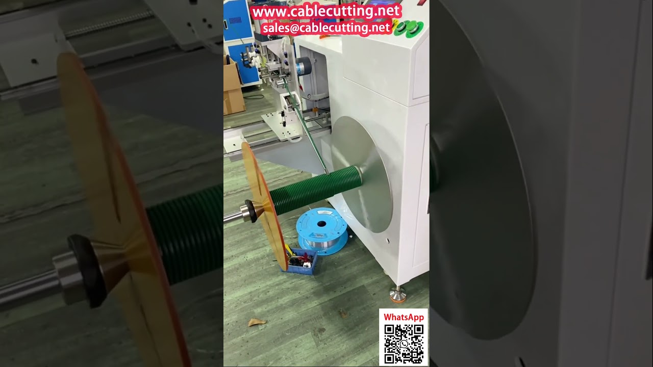 PVC 컨베이어 벨트 및 기타 자재용 자동 권취기 (카운터 내장)