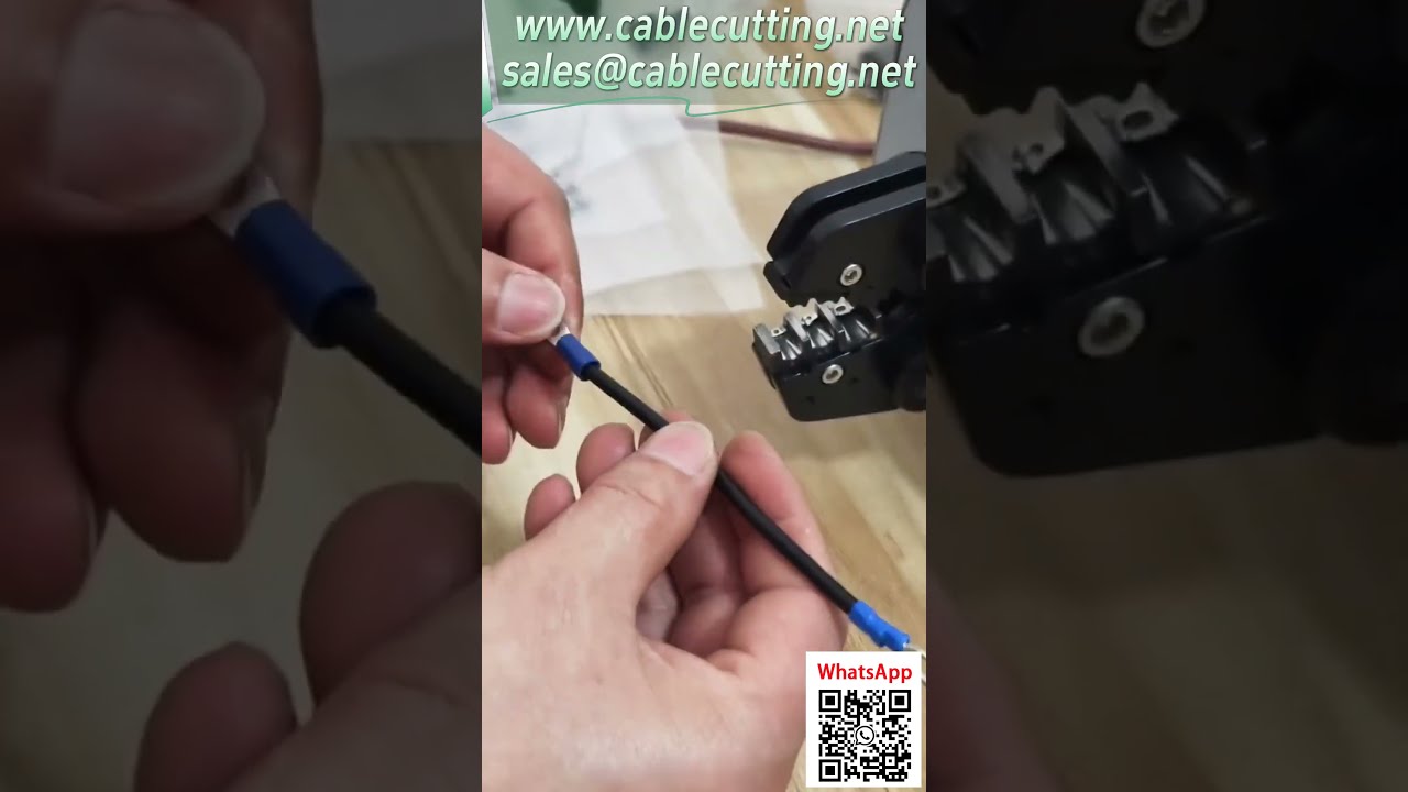 0.25-16mm² 자동 터미널 압착기 | 금형 교체로 다양한 터미널 압착 테스트 #자동화
