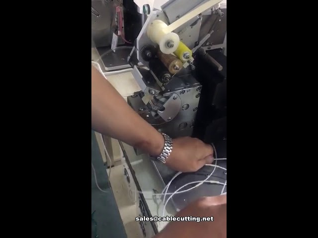 초협폭 테이프용 와이어 하네스 테이핑 머신 | 테이프 권선 장비