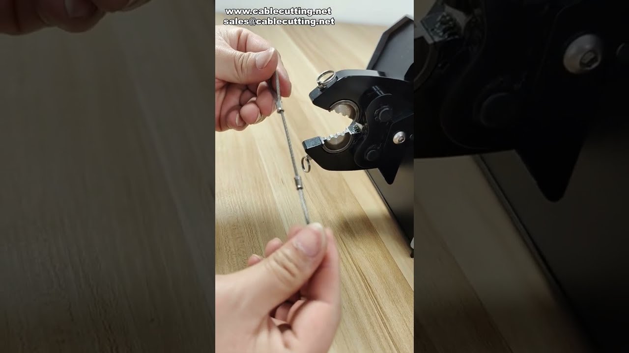 120L 공압 와이어 크림퍼 | 낚시 로프 압착기 #공장 #기계 #DIY