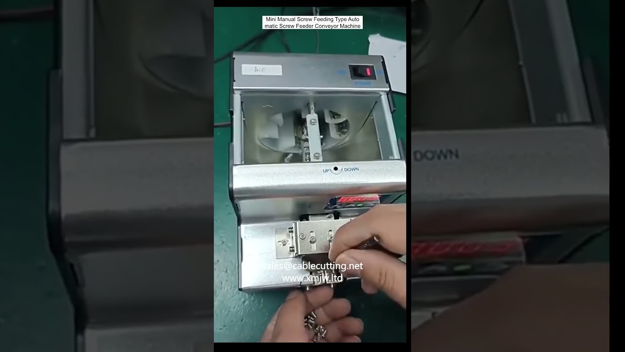 미니 수동 나사 공급형 자동 나사 피더 컨베이어 머신