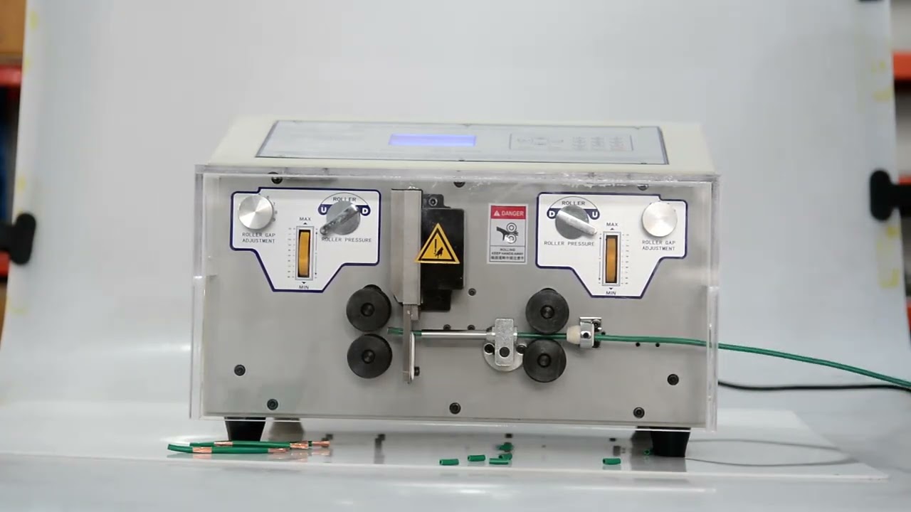 컴퓨터 자동 전선 피복 벗김 기계 SWT508 JE/JES 터치스크린 제어 0.1~8mm²