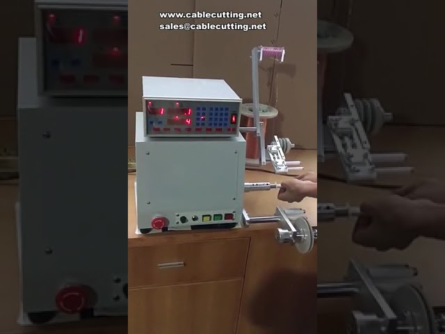 CNC 자동 케이블 코일 권선기 | 0.01~1.0mm 와이어 지원 | 110V/220V
