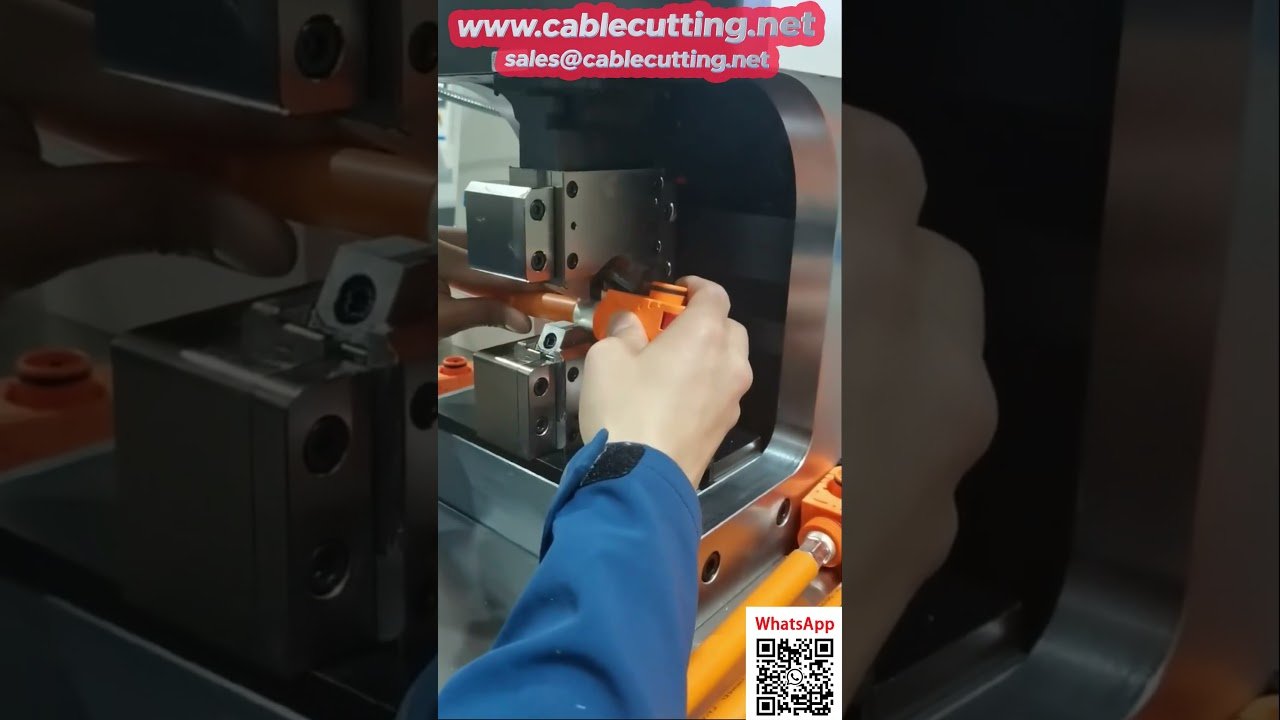 160mm² 케이블 번들 크림핑 테스트 | 산업용 와이어 하네스 자동화 장비