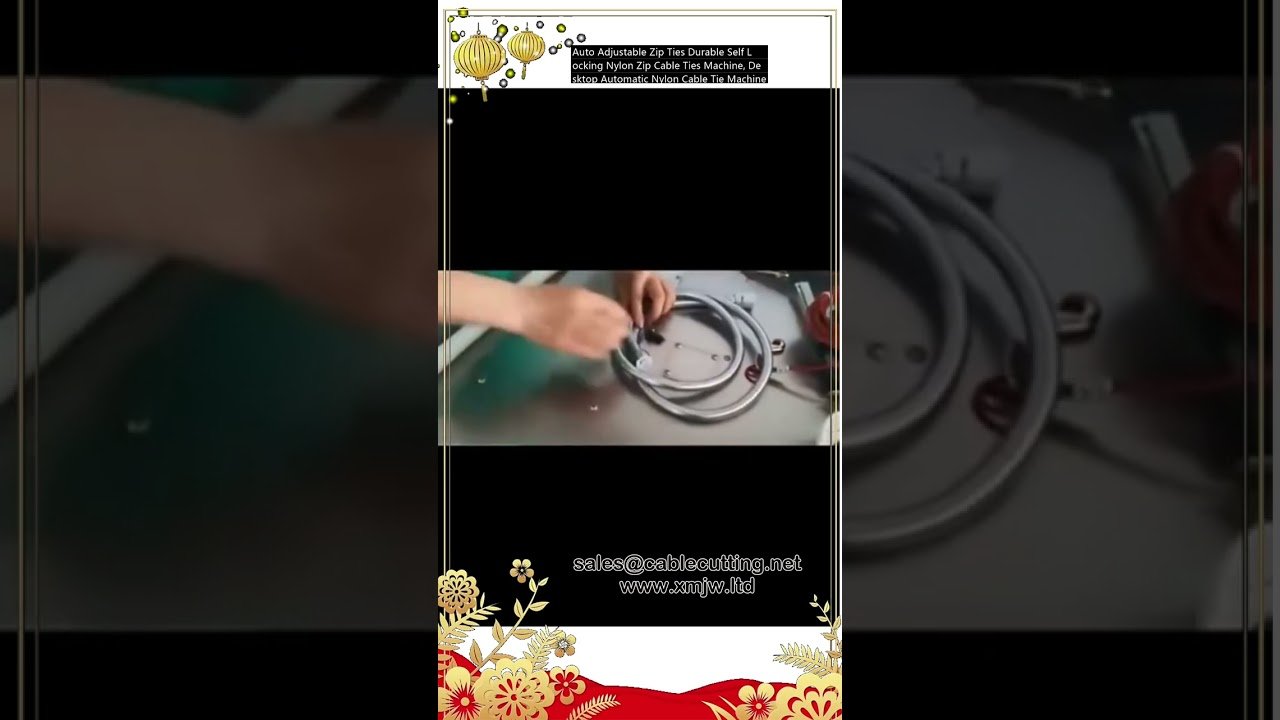 자동 조절 케이블타이 기계 | 내구성 강한 나일론 자동 잠금 케이블타이, 데스크탑 자동 나일론 타이 머신