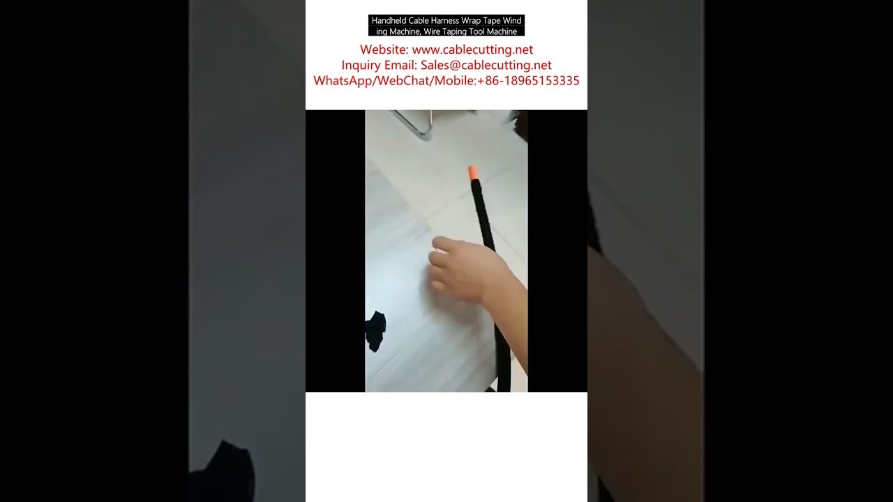 휴대용 케이블 하네스 랩 테이프 권선기, 와이어 테이핑 도구