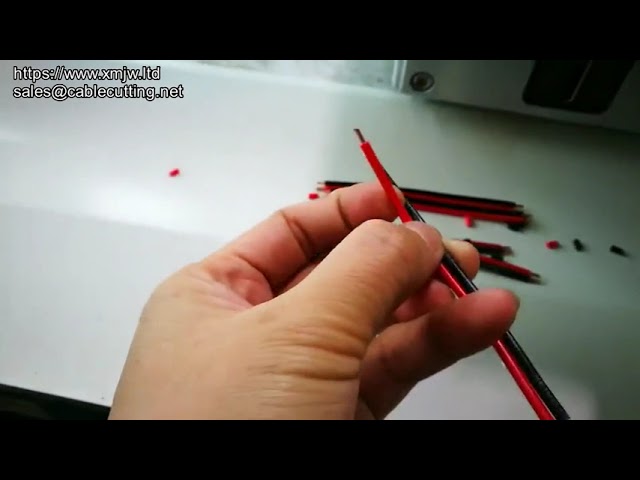 2~14핀 20mm FFC 리본 플랫 케이블 자동 절단, 피복 벗김 및 분할 기계
