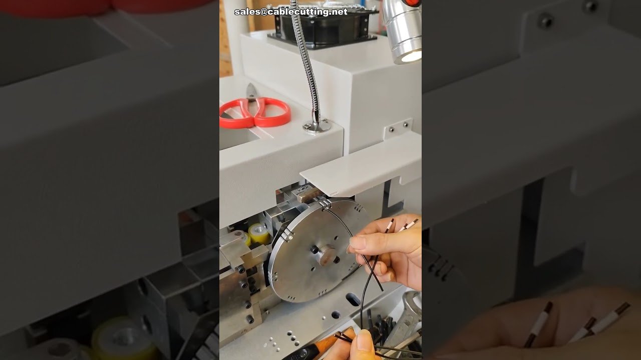 열수축 튜브 자동 삽입 및 가열기 셋업 과정 #공장 #기계 #DIY