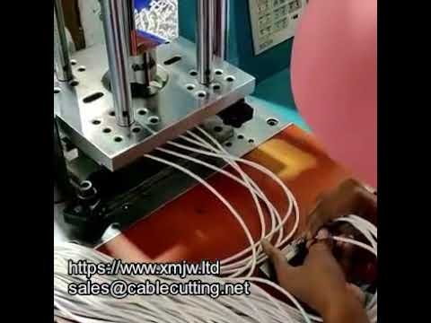 USB 데이터 케이블 사출 성형기 | 충전기 케이블 조립 자동화 장비 WPM-15