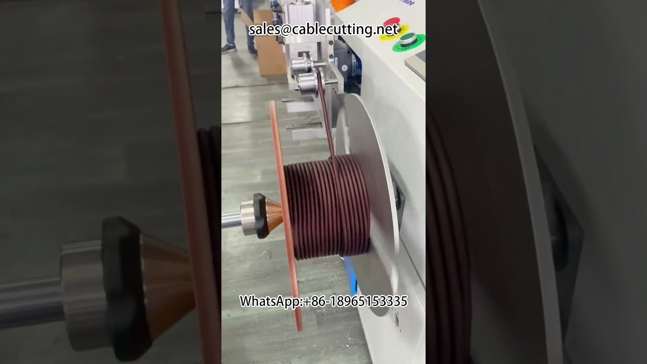 오디오 케이블 자동 권취기, 미터 계수 정리 와인더 #와이어 가공 #전선