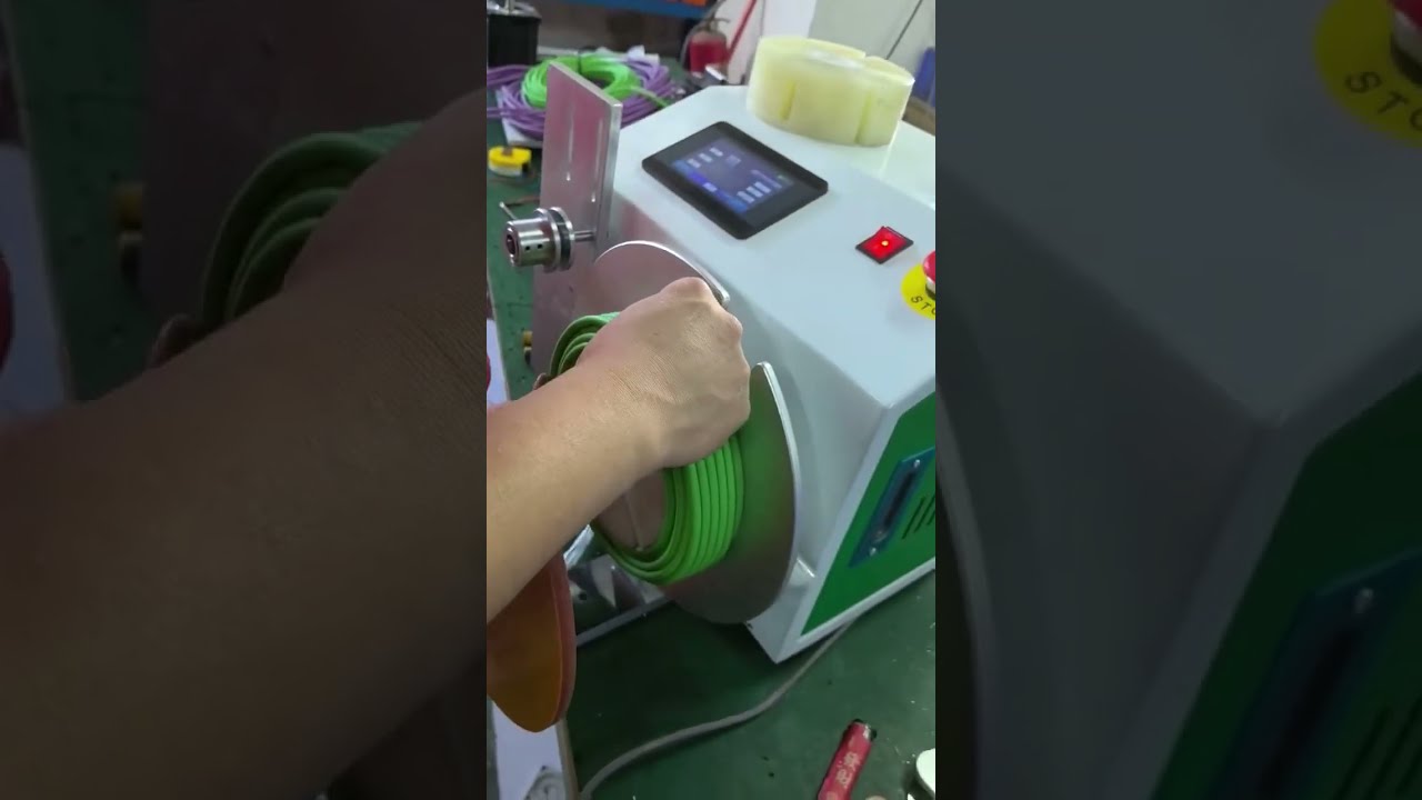 서보 구동 플렉시블 와이어 자동 분류 및 권선기 공장 실사 #공장 #기계