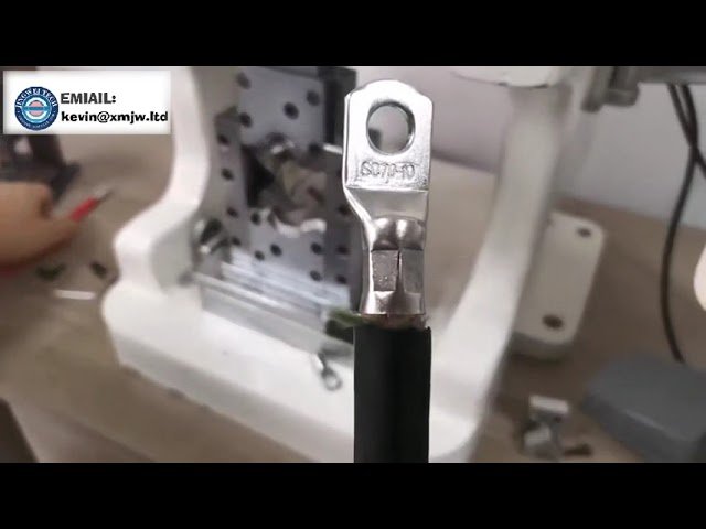 PLC 터치스크린 유압 케이블 러그 압착기 | 7~70mm² 전선 압착 머신