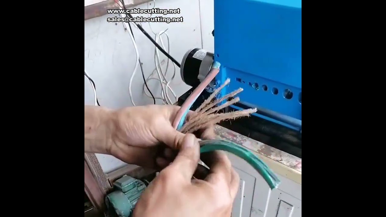 120구 사각 구멍 전선 피복 자동 박피기, 와이어 직경 2-32mm 알루미늄 케이블 자동 박피기