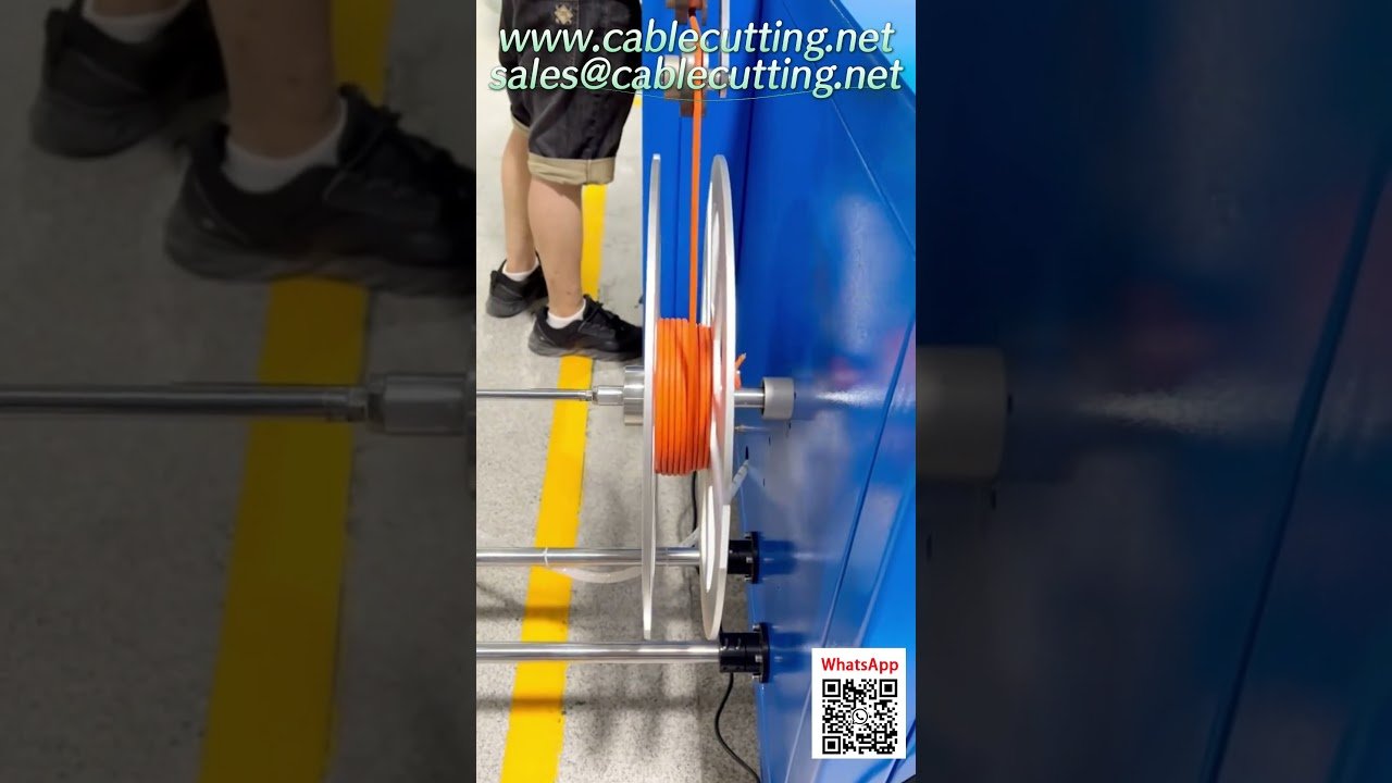 자동 케이블 코일러 1-25mm, 30kg 자동 절단 기능 – 하네스 제작에 최적