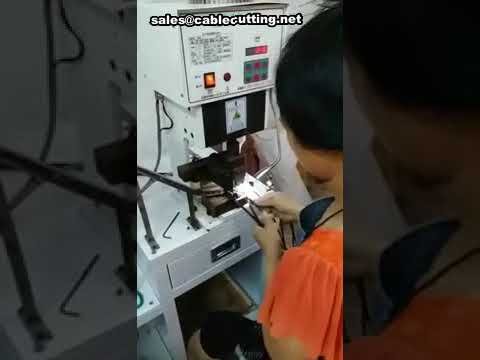 2핀 플러그 터미널 크림핑 머신 | 자동 와이어 하네스 장비