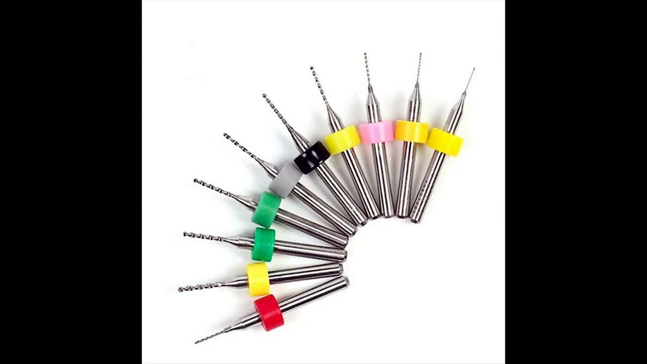 CNC 밀링 조각기용 PCB 드릴 비트 1개 | 텅스텐 카바이드 3.175mm/2mm 조각 칼